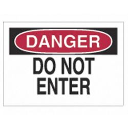 SIGN DANGER 10X14