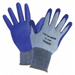 GLOVES CUT 5 NITRILE PLM CTD ( M)