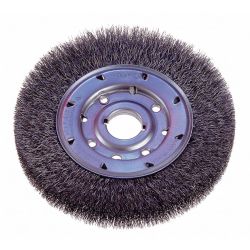 BRUSH WHEEL WIRE MED FACE 6IN