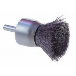 BRUSH END WIRE CRMPD SOLID FAC E 1IN