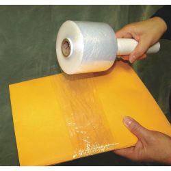 STRETCH WRAP,CLEAR,1000 FT. L, 3" W