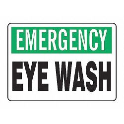 SAFETY SIGN EMERGENCY EYE WASH VI