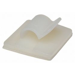 WIRE CABLE CLIP,0.75X0.75 IN,P K25