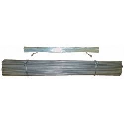 STRAIGHT WIRE,GALVANIZED,PK100 0