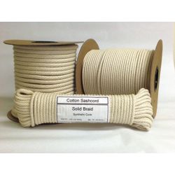 CORD SASH 8 COTTON 1/4X550FT REEL