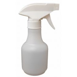 TRIGGER SPRAY BOTTLE,8 OZ.,WHI TE,PK12