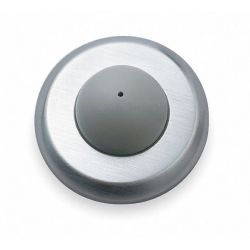 CONVEX DOOR STOP,SATIN STAINLE SS ST