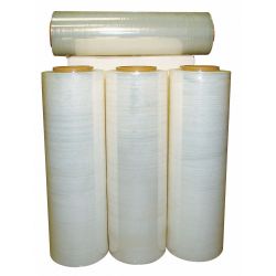 STRETCH WRAP,CLEAR,1500 FT. L, 18" W,PK4