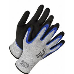 CUT-RESISTANT GLOVES,NITRIL E,XS,GRY,PR