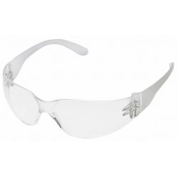 SAFETY GLASSES,CLEAR,UNCOATED