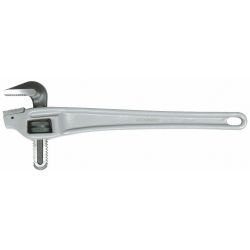 OFFSET PIPE WRENCH,ALUMINUM,18 IN.