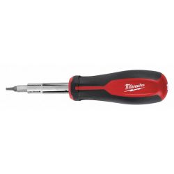 MULTI-BIT SCREWDRIVER,11-IN-1, 10IN L