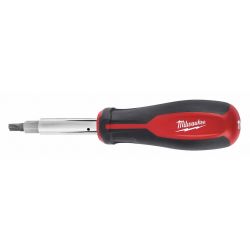 MULTI-BIT SCREWDRIVER,11-IN-1, 10IN L