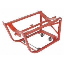 DRUM CRADLE,CAP 600 LB,2 SWIVE L CAS