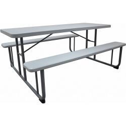 PICNIC TABLE, GRAY, 6FT