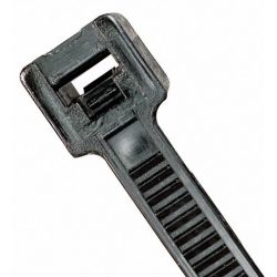 CABLE TIE,STANDARD,BLACK,14.5 IN L,