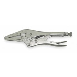 LOCKING PLIER,PLAIN GRIP,6" L