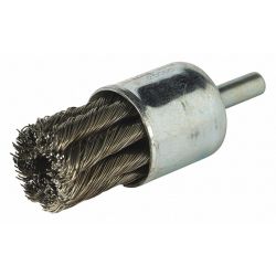 WIRE BRUSH 1X.020X1/4 SHANK B/P