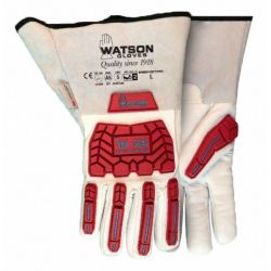 CUT RESISTANT GLOVES,MEDIUM,RE D/WHITE,PR