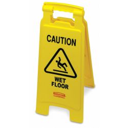 SIGN FLOOR CAUTION WET FLOOR 2 5IN