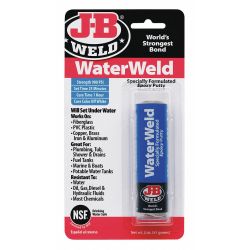 EPOXY PUTTY,WATERWELD, 2 OZ