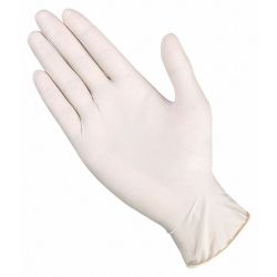 DISPOSABLE GLOVES,LATEX,XL,NAT URAL,