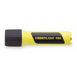 FLASHLIGHT 4AA LED YELLOW