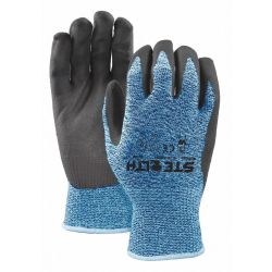 CUT RESISTANT GLOVES,S,POLYURE THANE,PR