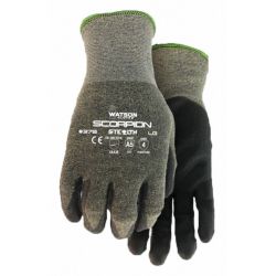 CUT RESISTANT GLOVES,LARGE, GREEN/BLK,PR