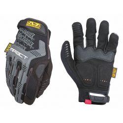 ANTI-IMPACT GLOVES, BLACK/GRAY,3XL,PR