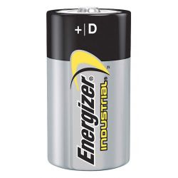 BATTERY ENERGIZER IND ALKALINE D