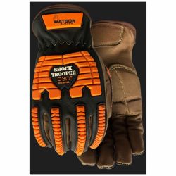 GLOVE,,MEDIUM SZ,BROWN/ORANGE, PR