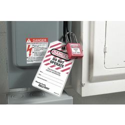 LOCKOUT TAGS/DANGER/(BG OF 12)