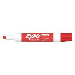 DRY ERASE MARKER,ROUND,RED,CHI SEL