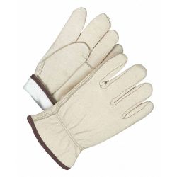 COLD PROTECTION GLOVES, BEIGE/ YELLOW,PR