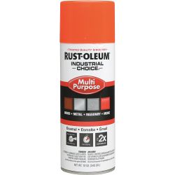 PAINT AEROSOL FL ORANGE 12OZ C AN