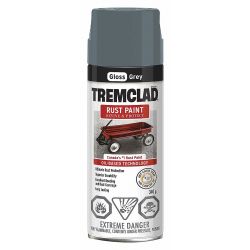 PAINT SPRAY RUST GREY 340G