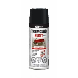 PAINT SPRAY RUST FLAT BLACK 34 0G