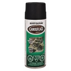 PAINT SPRAY CAMO BLACK 340G