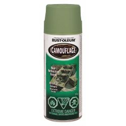 PAINT SPRAY CAMO ARMY GRN 340G