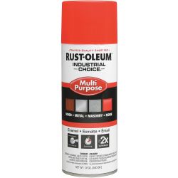 PAINT AEROSOL FL RED-ORG 12OZ CAN