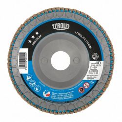 FLAP DISC,7/8IN.,5IN DIA.,40 G RIT