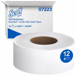 BATHROOM TISSUE-ROLL 1-PLY 2000'/CS SURPASS 12/CA