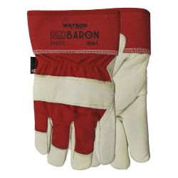 GLOVE RED BARON SHERPA COWHIDE- L