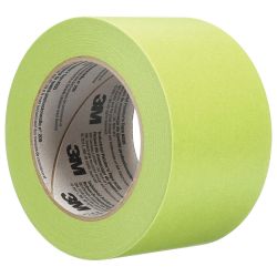 3M 205-72MMX55M, TAPE - MASKING- PAINTERS GREEN - 72MM X 55M 205-72MMX55M