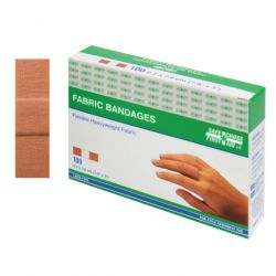 SAFECROSS FIRST AID 03026, BANDAGE-FIRST AID SAFECROSS - ELASTIC 2.2CM X 7.6CM 100/BX 03026