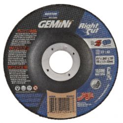 SAINT-GOBAIN NORTON 42026, WHEEL 4 1/2 X .045 X 7/8 - GEMINI RIGHTCUT TYPE 27 42026