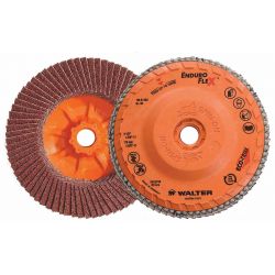 WALTER SURFACE TECHNOLOGIES 06A452, 4-1/2" X 5/8"-11 SPIN-ON - 36/60G TURBO FLEX FLAP DISC 06A452