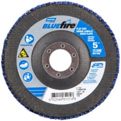 SAINT-GOBAIN NORTON 61174, DISC-FLAP 5" X 7/8" - 36G BLUE FIRE TYPE 29 61174