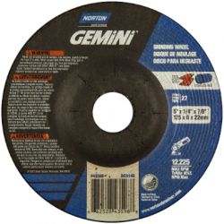 SAINT-GOBAIN NORTON DC514G, WHEEL 5 X 1/4 X 7/8 - GEMINI MINI T27 DC514G